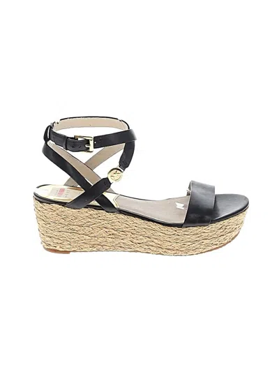 Pre-owned Michael Michael Kors Wedges In Black