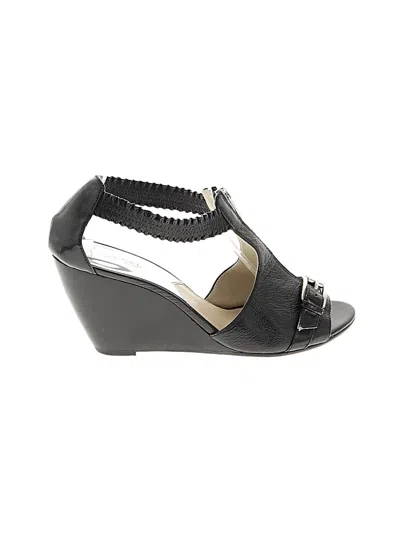 Pre-owned Michael Michael Kors Wedges In Black