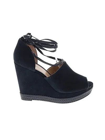Pre-owned Michael Michael Kors Wedges In Blue