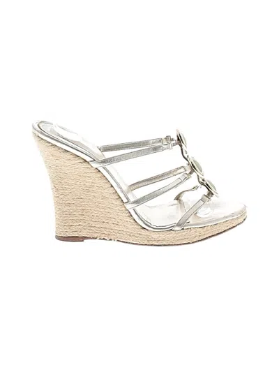 Pre-owned Michael Michael Kors Wedges In Brown