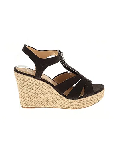 Pre-owned Michael Michael Kors Wedges In Gray