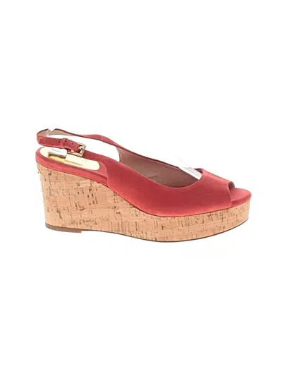 Pre-owned Michael Michael Kors Wedges In Pink