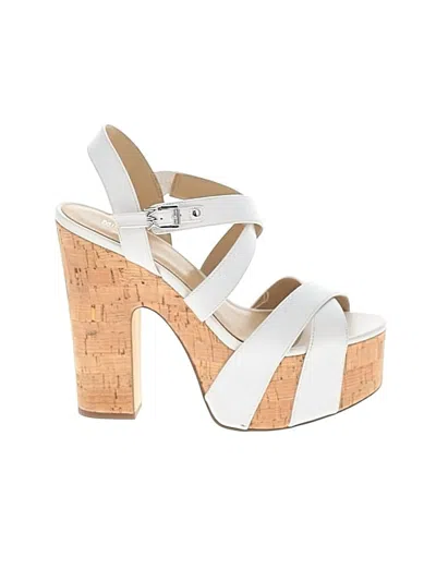Pre-owned Michael Michael Kors Wedges In White
