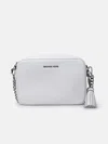 Michael Michael Kors White Leather Ginny Bag In White