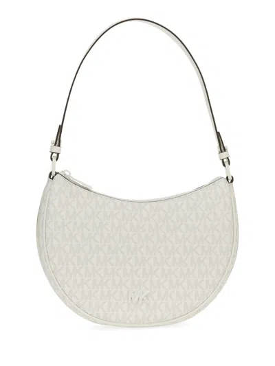 Michael Michael Kors White Pvc Shoulder Bags