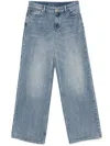 Michael Michael Kors Wide-leg Jeans In Blue