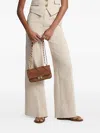 Michael Michael Kors Drapey Suit Wide-leg Pants In Neutrals