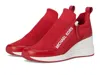 Michael Michael Kors Willis Wedge Trainer In Multi