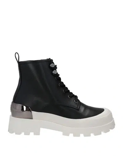 Michael Michael Kors Woman Ankle Boots Black Size 7.5 Leather