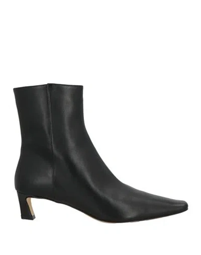 Michael Michael Kors Woman Ankle Boots Black Size 8 Leather