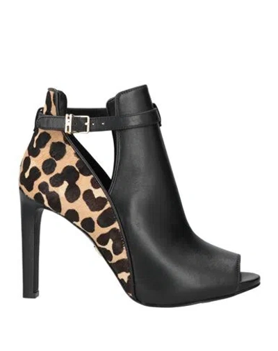 Michael Michael Kors Woman Ankle Boots Black Size 8 Leather