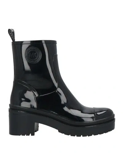 Michael Michael Kors Woman Ankle Boots Black Size 8 Rubber