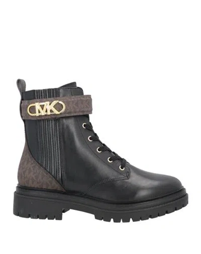 Michael Michael Kors Woman Ankle Boots Black Size 8 Soft Leather