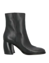 Michael Michael Kors Woman Ankle Boots Black Size 9 Leather In Black