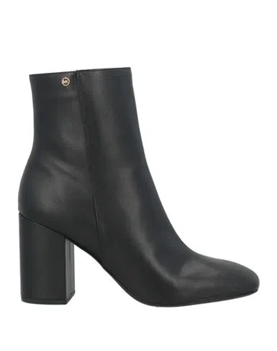 MICHAEL MICHAEL KORS MICHAEL MICHAEL KORS WOMAN ANKLE BOOTS BLACK SIZE 9.5 SYNTHETISCHES MATERIAL