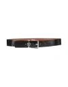 Michael Michael Kors Woman Belt Silver Size L Leather In Silver
