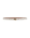 Michael Michael Kors Woman Belt White Size L Leather