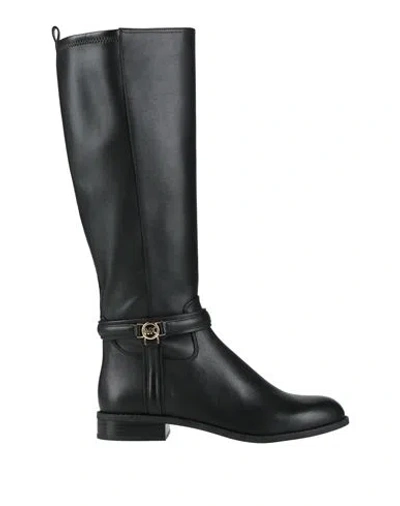 Michael Michael Kors Woman Boot Black Size 6 Leather, Synthetisches Material
