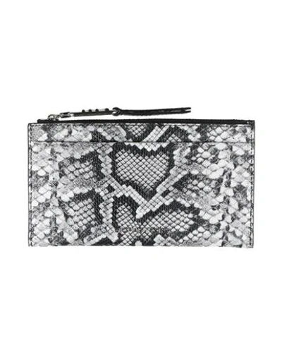 Michael Michael Kors Woman Coin Purse Black Size - Leather