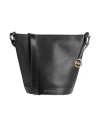 Michael Michael Kors Medium Townsend Leather Bucket Bag In Black