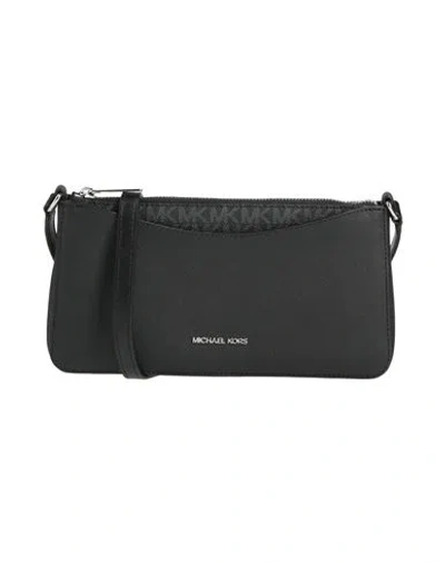 Michael Michael Kors Woman Cross-body Bag Black Size - Pvc - Polyvinyl Chloride, Polyester