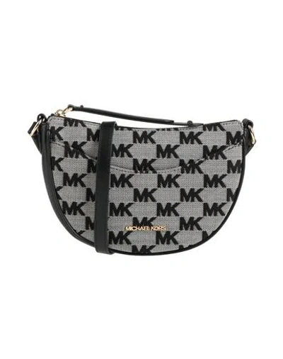 Michael Michael Kors Woman Cross-body Bag Black Size - Textile Fibers, Leather