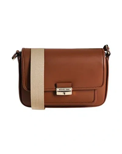 Michael Michael Kors Woman Cross-body Bag Brown Size - Cow Leather