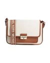 Michael Michael Kors Woman Cross-body Bag Brown Size - Textile Fibers