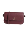 Michael Michael Kors Woman Cross-body Bag Burgundy Size - Cow Leather