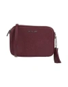 Michael Michael Kors Woman Cross-body Bag Burgundy Size - Cow Leather In Red