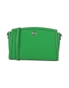 Michael Michael Kors Woman Cross-body Bag Green Size - Bovine Leather In Green