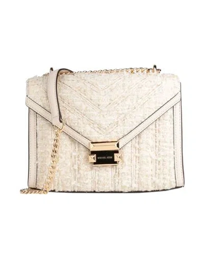 Michael Michael Kors Woman Cross-body Bag Ivory Size - Textile Fibers In White