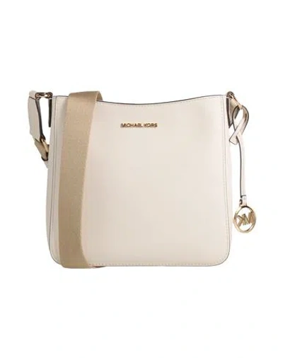 Michael Michael Kors Woman Cross-body Bag Ivory Size - Textile Fibers In White