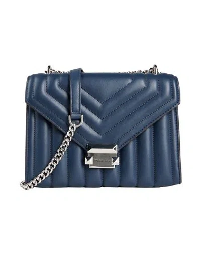 Michael Michael Kors Woman Cross-body Bag Midnight Blue Size - Polyurethane, Polyester