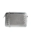 Michael Michael Kors Woman Cross-body Bag Silver Size - Leather In Silver