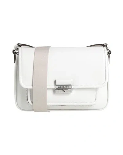 Michael Michael Kors Woman Cross-body Bag White Size - Leather