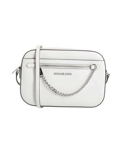 Michael Michael Kors Woman Cross-body Bag White Size - Leather