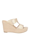 Michael Michael Kors Woman Espadrilles Platinum Size 7 Cotton In Grey