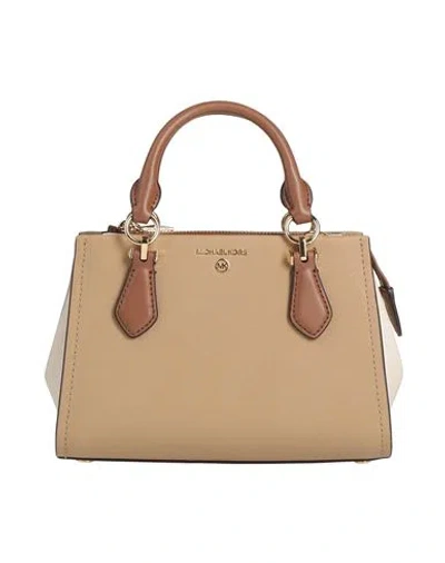 Michael Michael Kors Woman Handbag Beige Size - Cow Leather