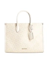 Michael Michael Kors Woman Handbag Beige Size - Polyester, Cotton