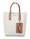 Michael Michael Kors Woman Handbag Beige Size - Pvc - Polyvinyl Chloride, Polyester, Cotton, Polyacr