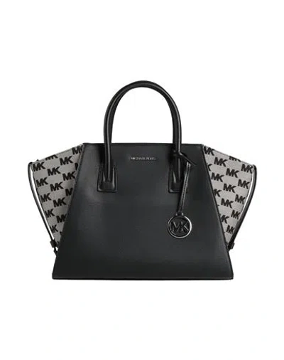 Michael Michael Kors Woman Handbag Black Size - Leather, Textile Fibers