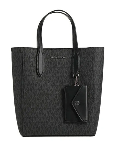 Michael Michael Kors Woman Handbag Black Size - Pvc - Polyvinyl Chloride, Polyester, Cotton, Polyacr