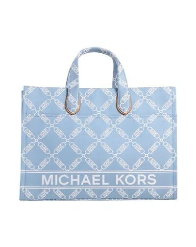 Michael Michael Kors Woman Handbag Blue Size - Textile Fibers