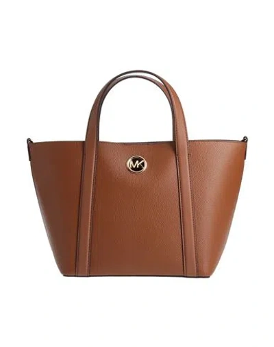Michael Michael Kors Woman Handbag Brown Size - Leather