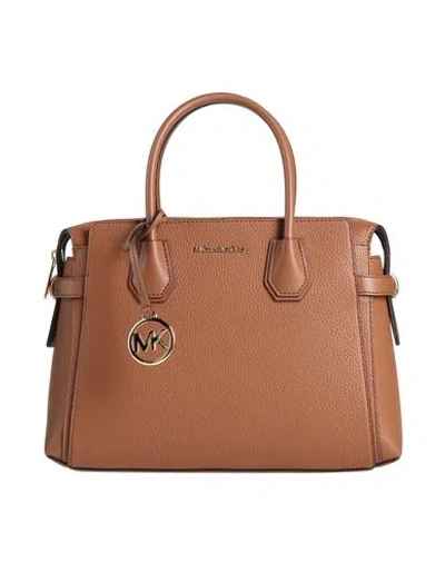 Michael Michael Kors Woman Handbag Brown Size - Polyurethane, Polyester