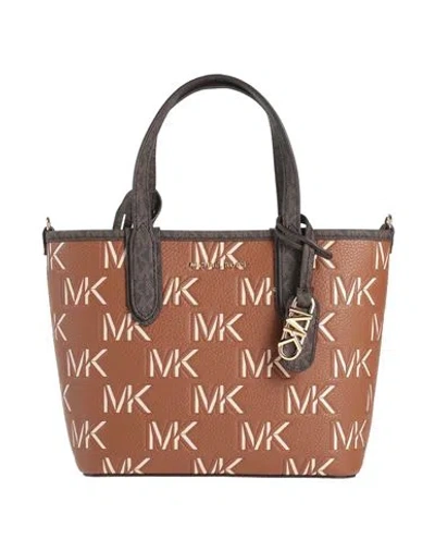 Michael Michael Kors Woman Handbag Brown Size - Textile Fibers