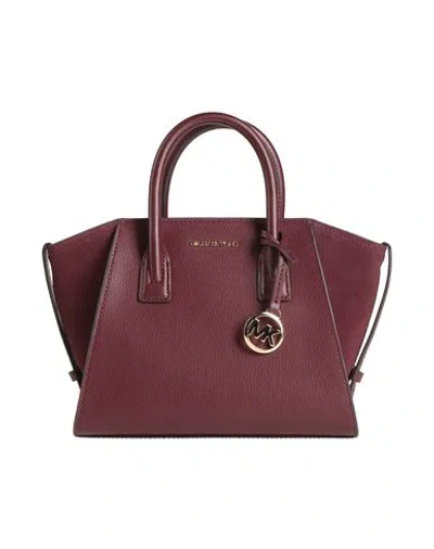 Michael Michael Kors Woman Handbag Burgundy Size - Cow Leather In Red