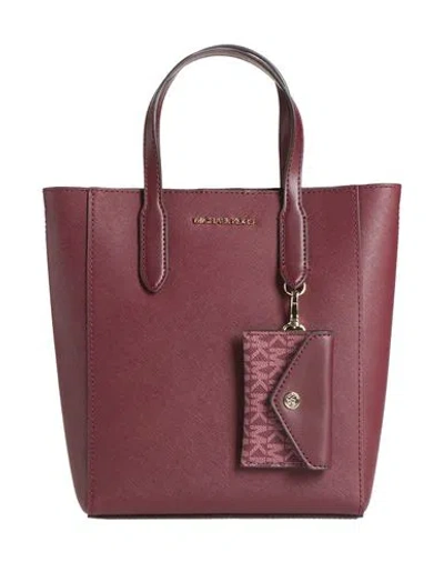 Michael Michael Kors Woman Handbag Burgundy Size - Leather In Red