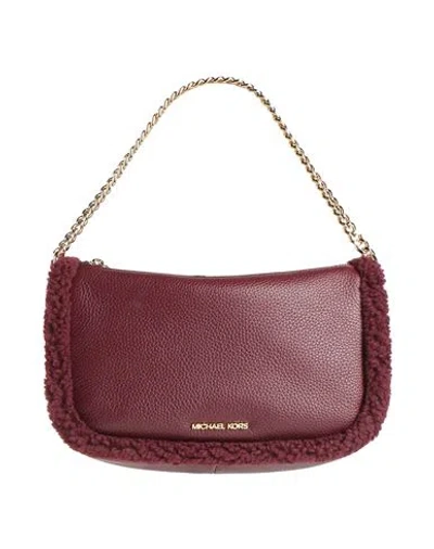 Michael Michael Kors Woman Handbag Burgundy Size - Polyester In Red